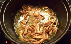 recette de Calamars à la florentine