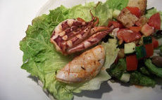 recette de gros calmars à la plancha