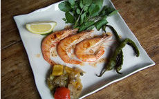 recette de gambas à la plancha