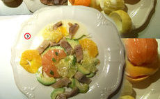 recette de salade de harengs aux agrumes et avocat