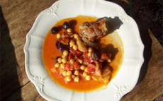 recette de joues de porc aux pois chiches à l’andalouse
