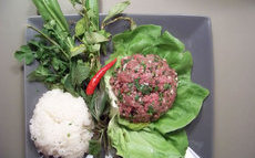 recette de laab au boeuf – steak tartare façon laotienne