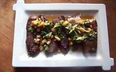 recette de Langue à la plancha sauce thaï
