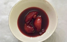 recette de Pêches au vin