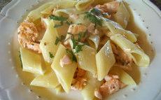recette de Pennoni au saumon et poivre du Sechuan
