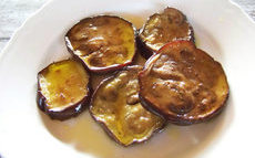 recette de aubergines grillées en salade