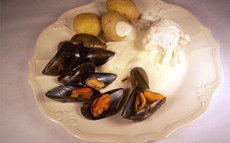 recette de Recette filet de poisson aux moules et à la crème d’ail