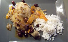 recette de poulet aux oranges amères et aux olives violettes – le plat de la vie
