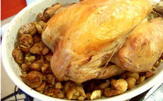 recette de poulet aux châtaignes