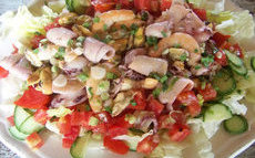 recette de Salade aux fruits de mer
