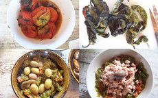 recette de salade méchouia aux piments verts doux