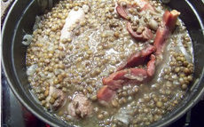 recette de saucisses aux lentilles