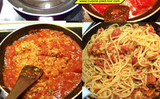 recette de spaghettis au thon