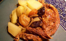 recette de tajine aux fruits secs et au cacao