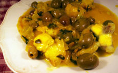 recette de tajine de lotte aux olives