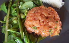 recette de tartare de saumon
