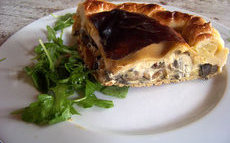 recette de tourte aux champignons des bois