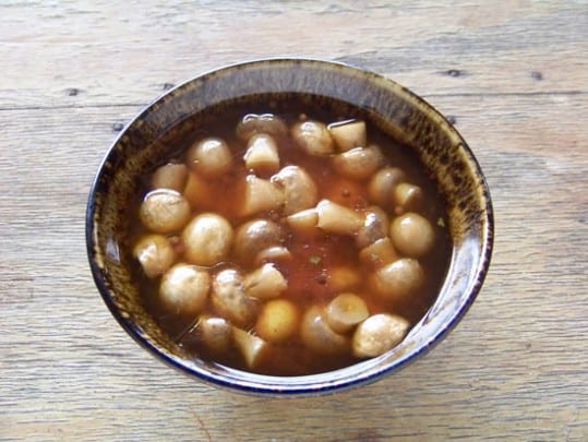 champignons a la grecque