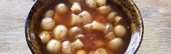 champignons a la grecque