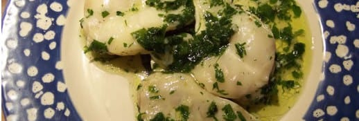langues de morue en sauce verte