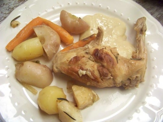 lapin à l'aïoli