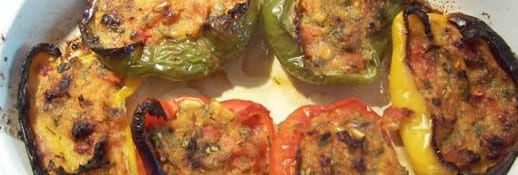 poivrons farcis au maigre