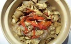 une ratatouille de légume grillé