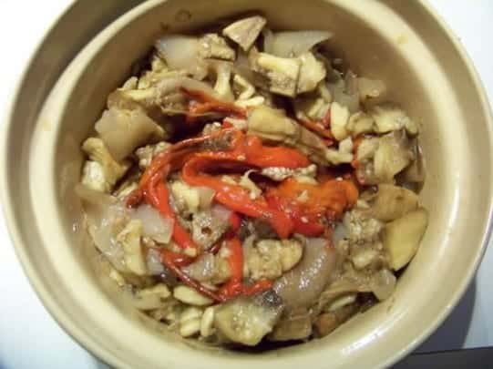 une ratatouille de légume grillé