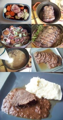 réalisation du boeuf au barolo
