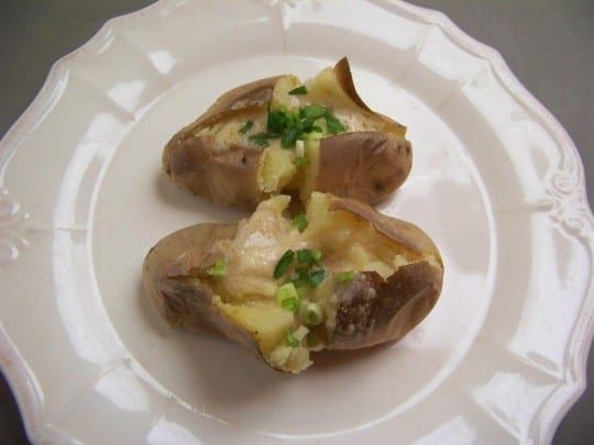 pommes de terre farcies à la poutargue