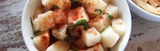 salade de navets à la coréenne