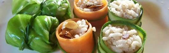 sushis aux légumes