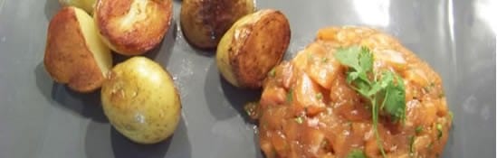 tartare de saumon