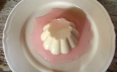 blanc-manger coco au sirop de géranium