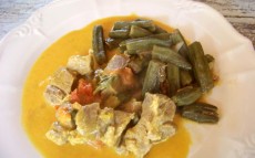 cari de porc aux gombos