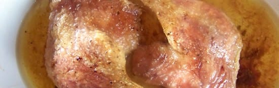 cuisse de canard cuite au four