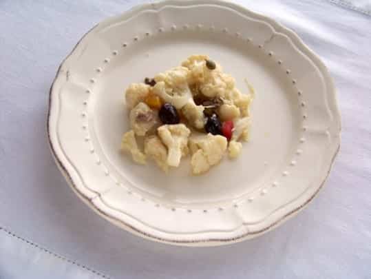 salade de chou-fleur à l'italienne