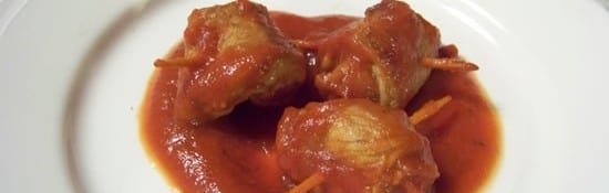 saltimboccas au vin d'Arbois
