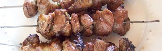 chachliks, les brochettes russes