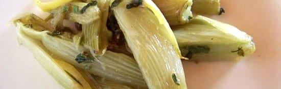 fenouils aux câpres et zestes de citron