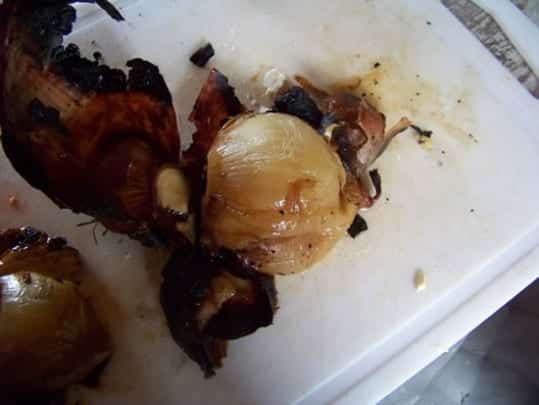 oignons grillés