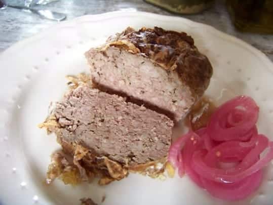confit de foie de porc