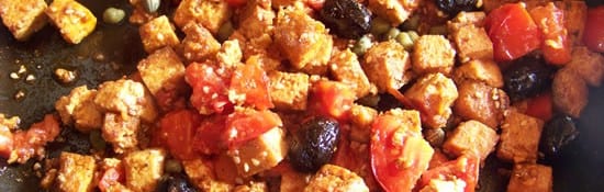 tofu frit au sésame