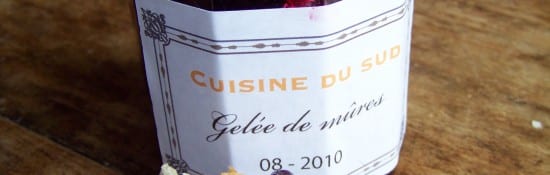 gelée de mûres