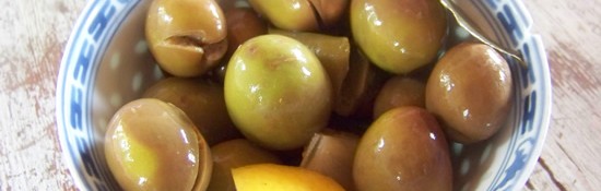 olives cassées au fenouil, une de mes variétés préférées !