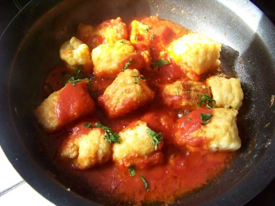 recette des filets de julienne en sauce au piment