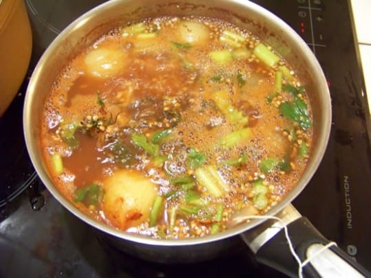soupe de fèves sèches
