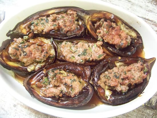 aubergines farcies