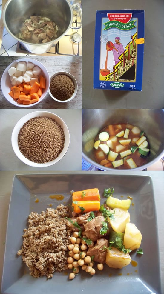 couscous au mil en images