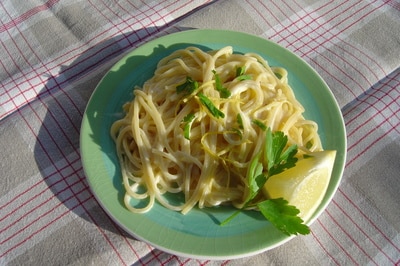 spaghetti au citron